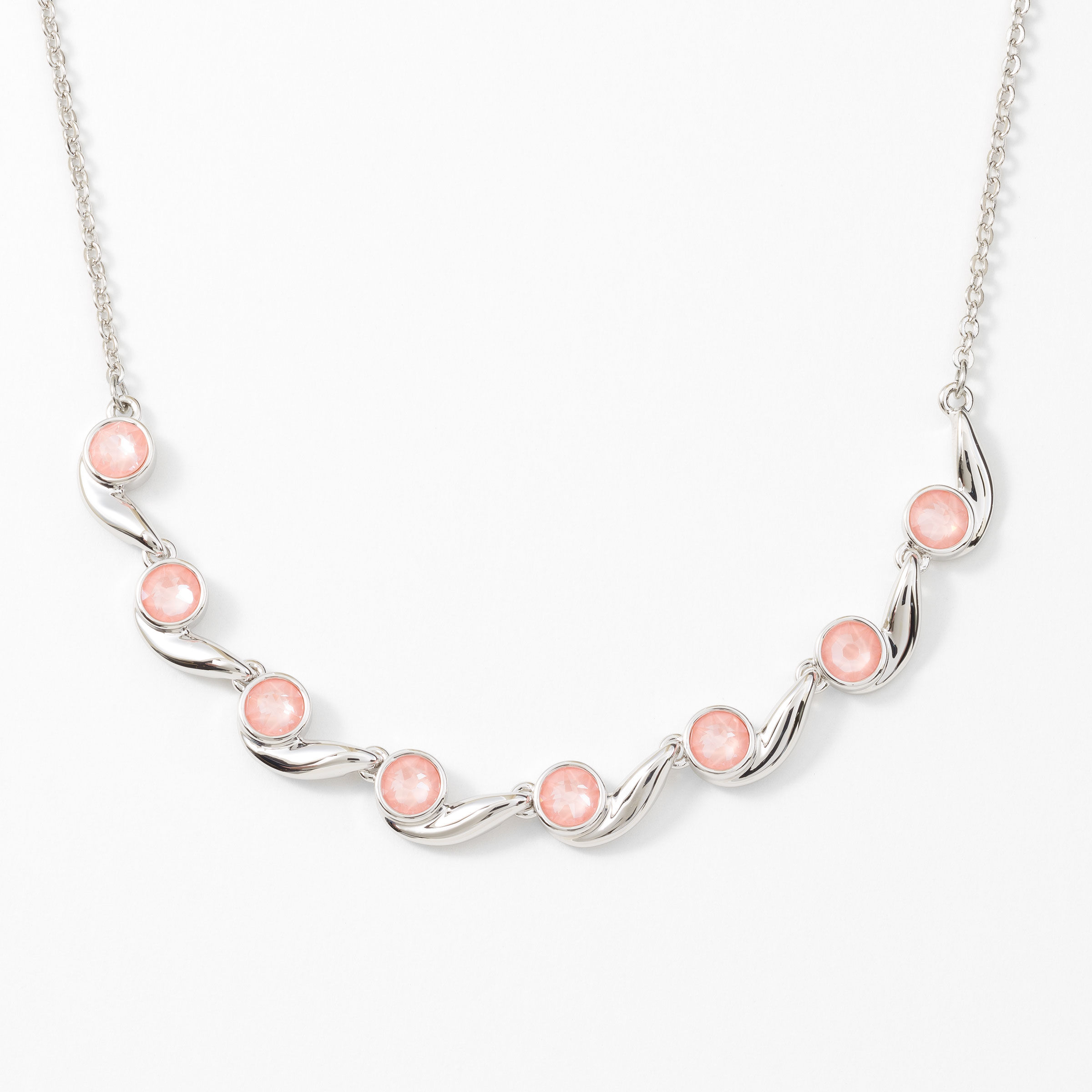 Make Waves Necklace, Flamingo