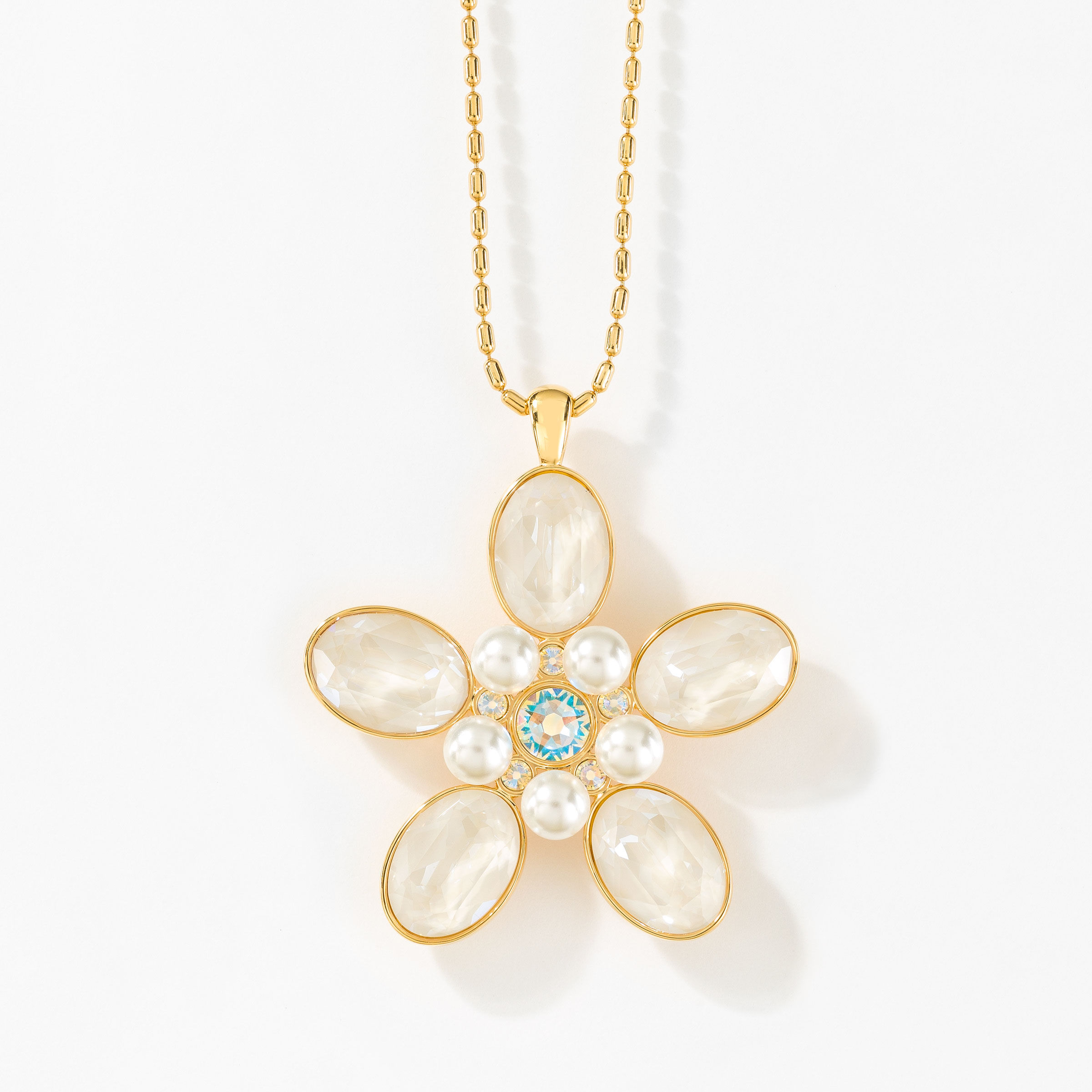 Linen Floral Pendant