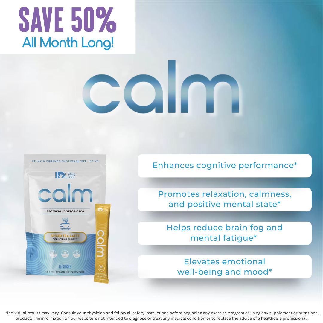 50% Off Calm All Month Long