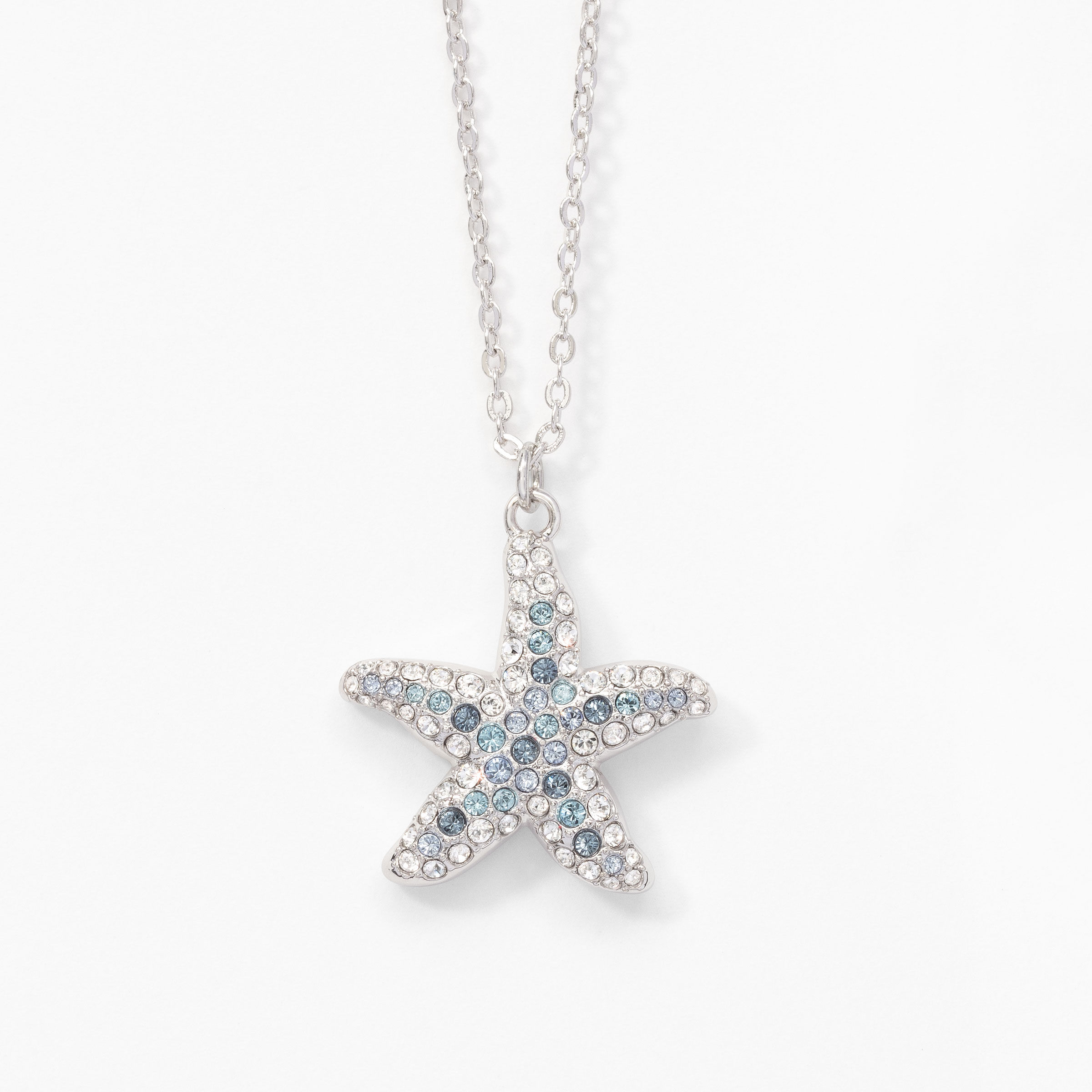 Starfish Necklace, Blue