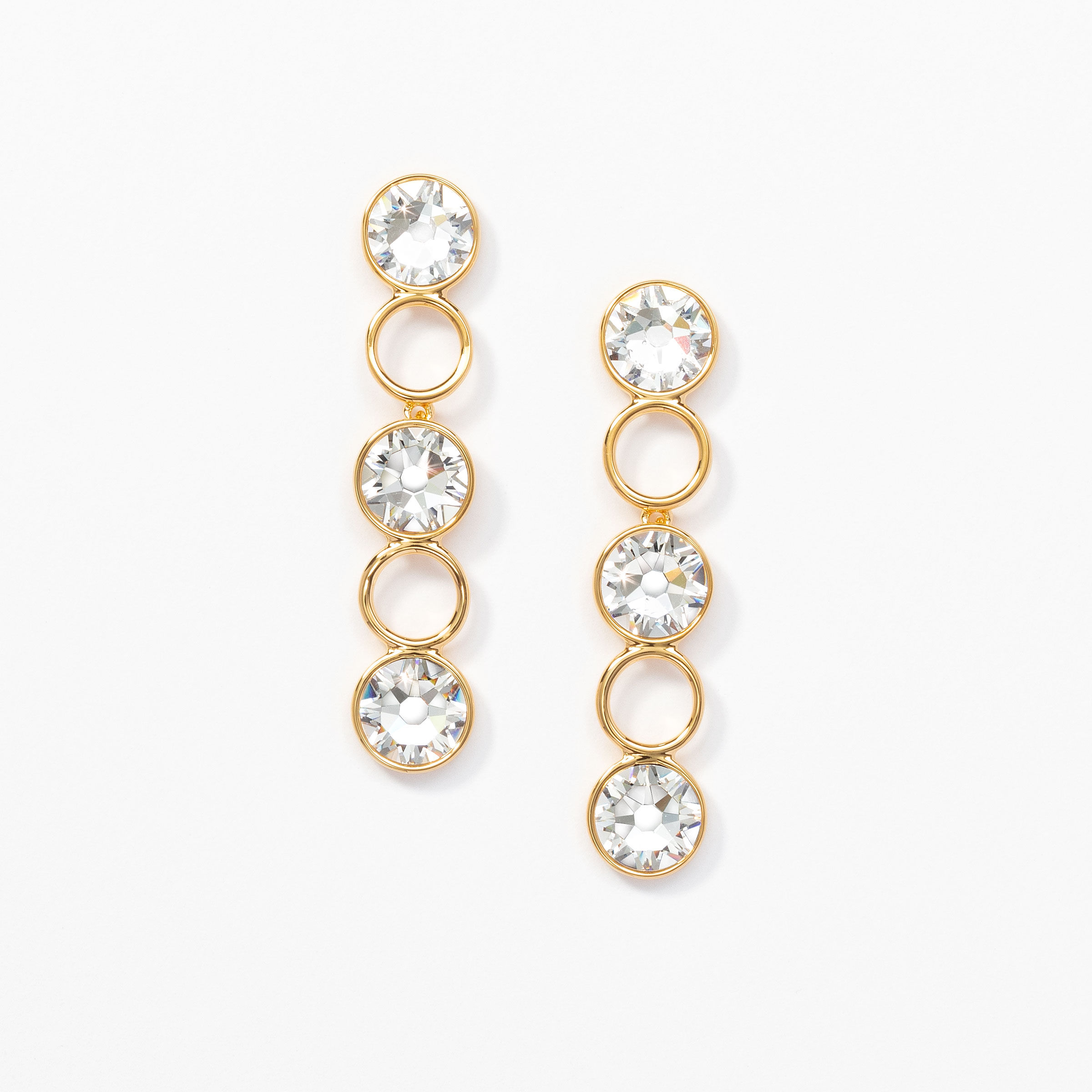 Shine on Me Earrings, Golden