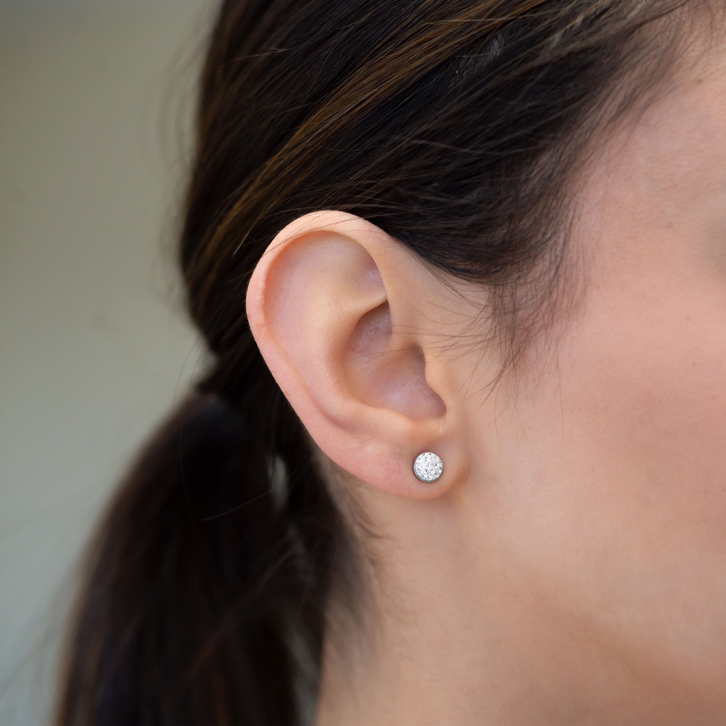April Birthstone Necklace and Earring Set — view 2