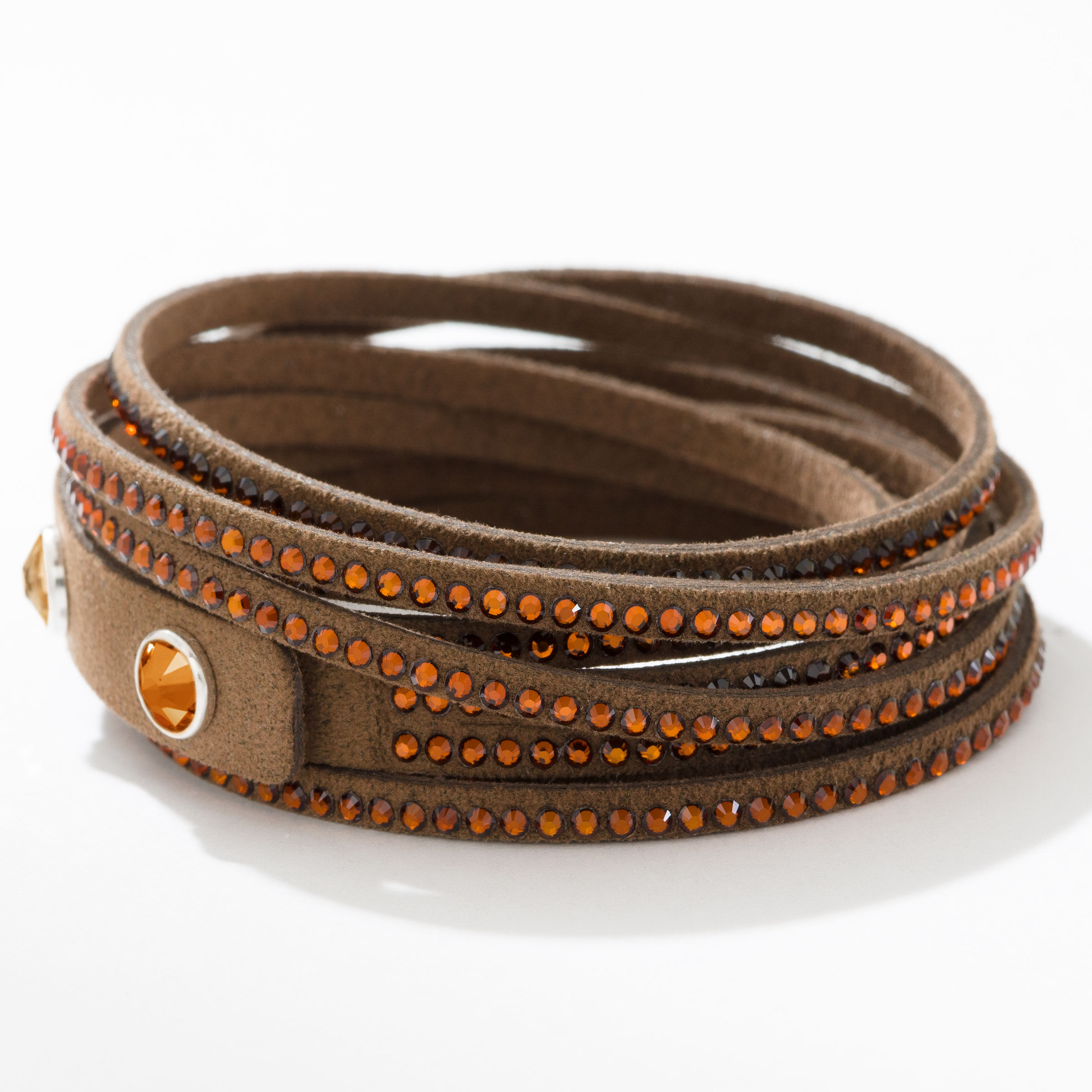 Wrap-Star Bracelet, Smoked Amber