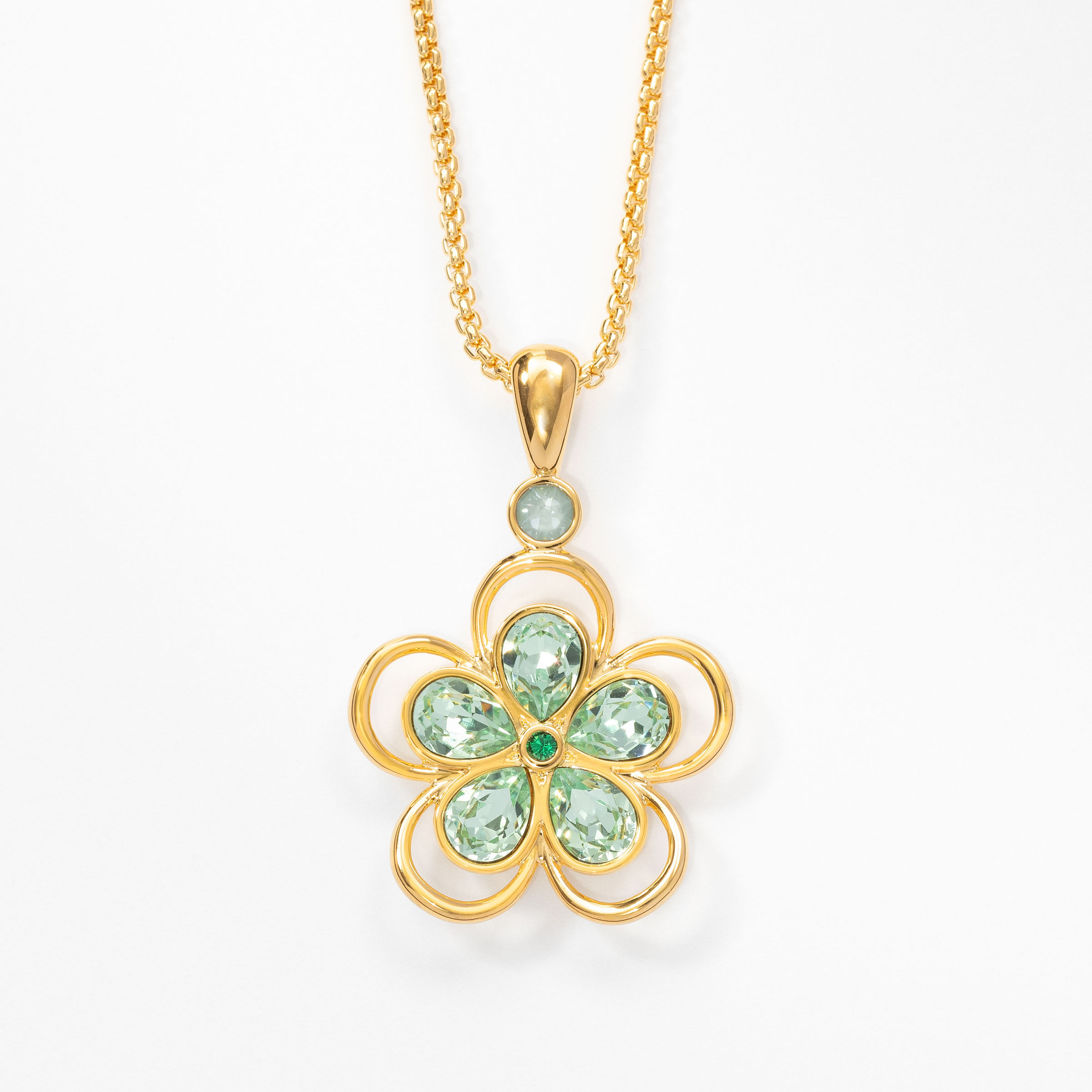 Golden Flower Necklace