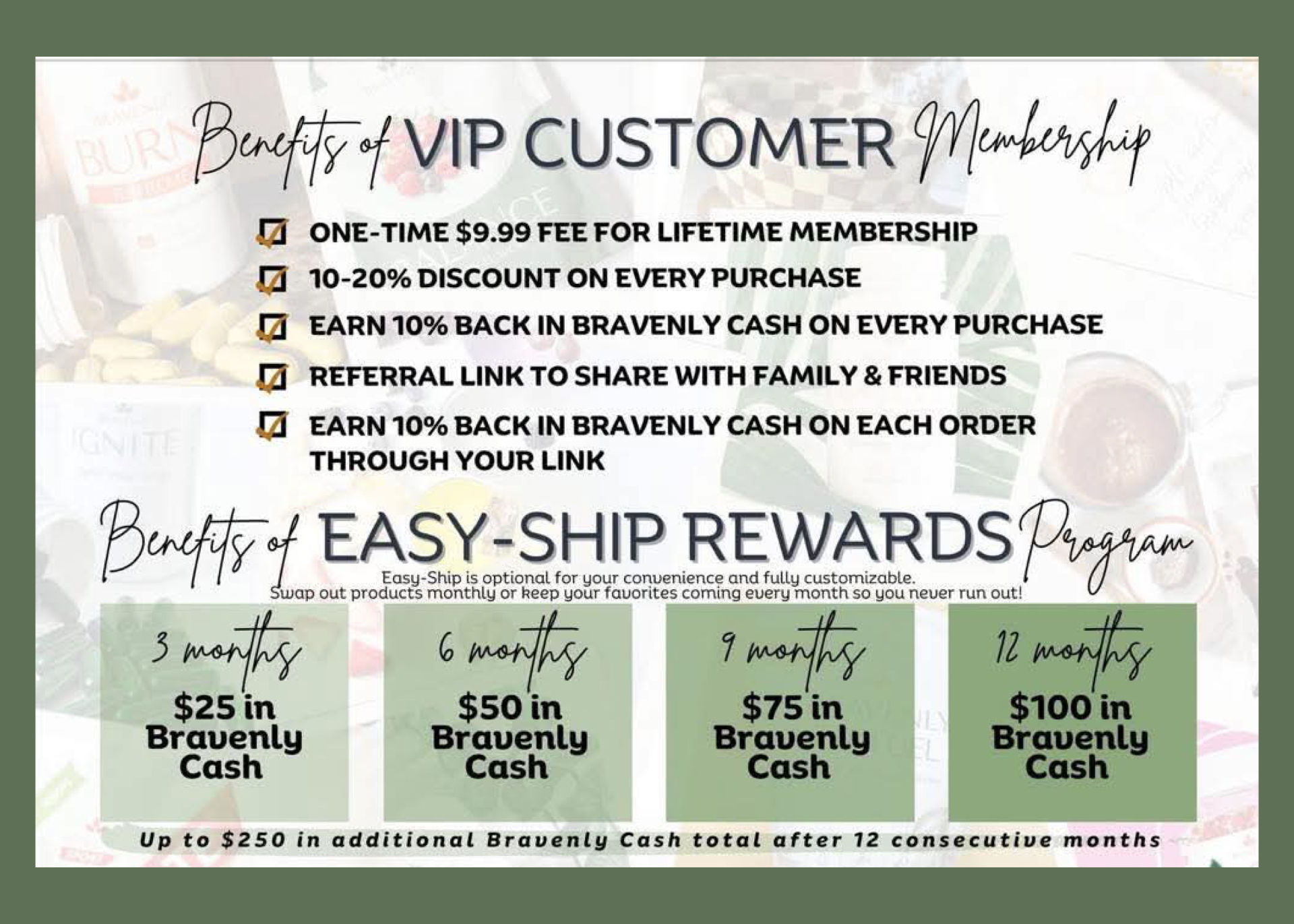 VIP MEMBER REWARDS