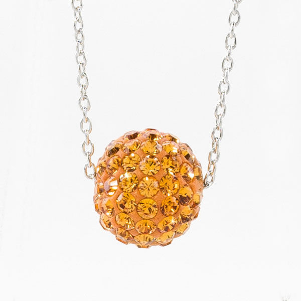 November Birthstone Necklace — view 2