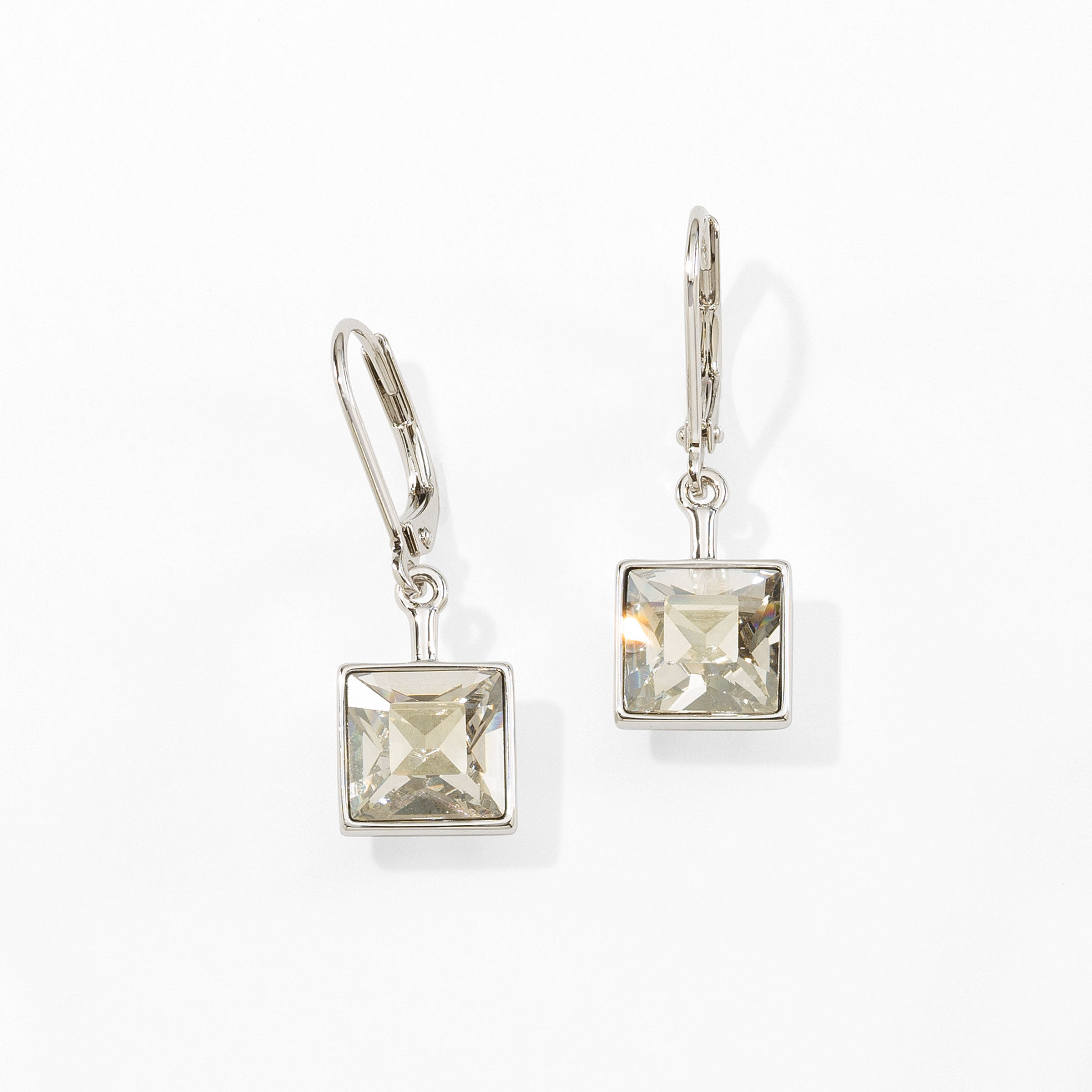 Prima Earrings, Silver Shade