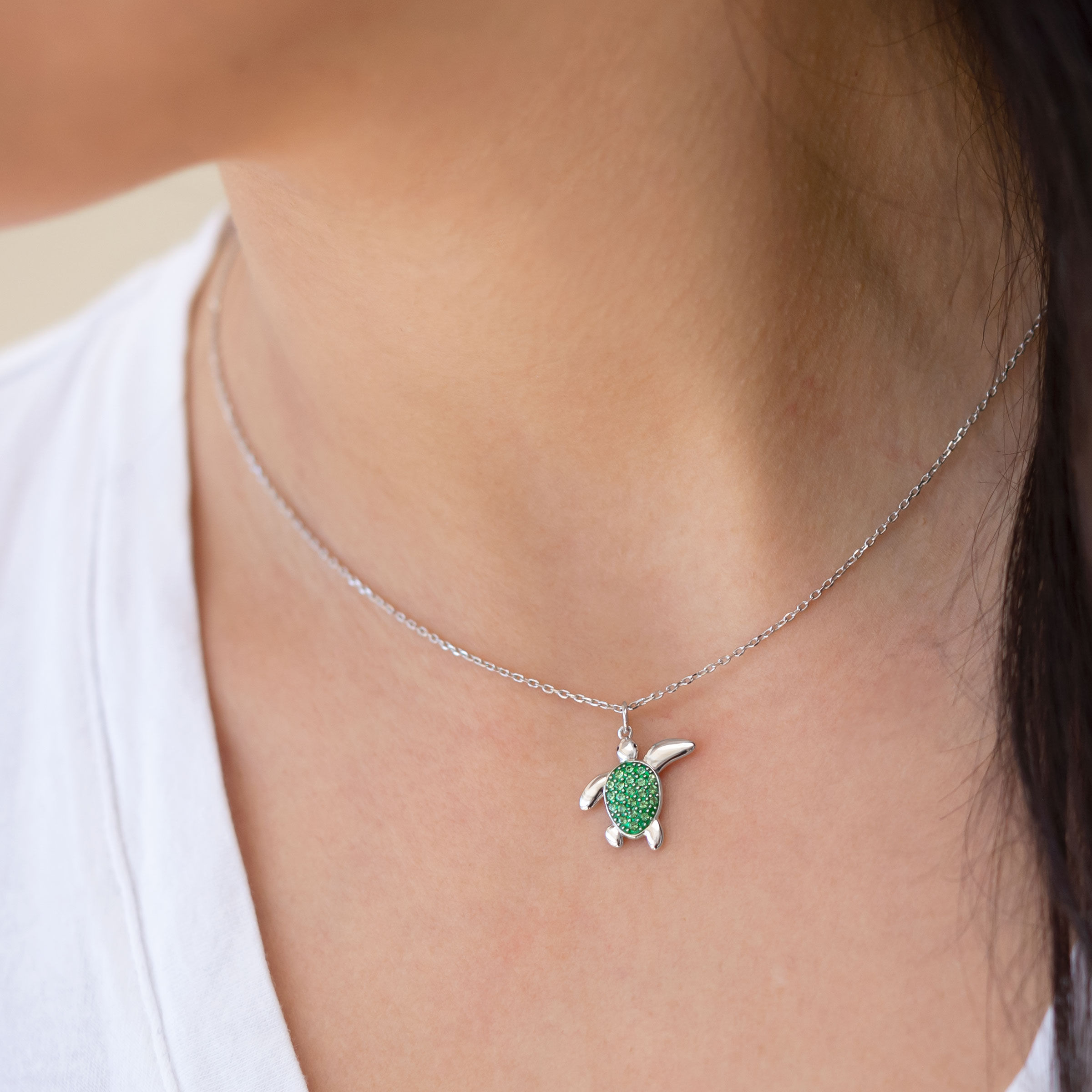 Sea Turtle Necklace — view 2