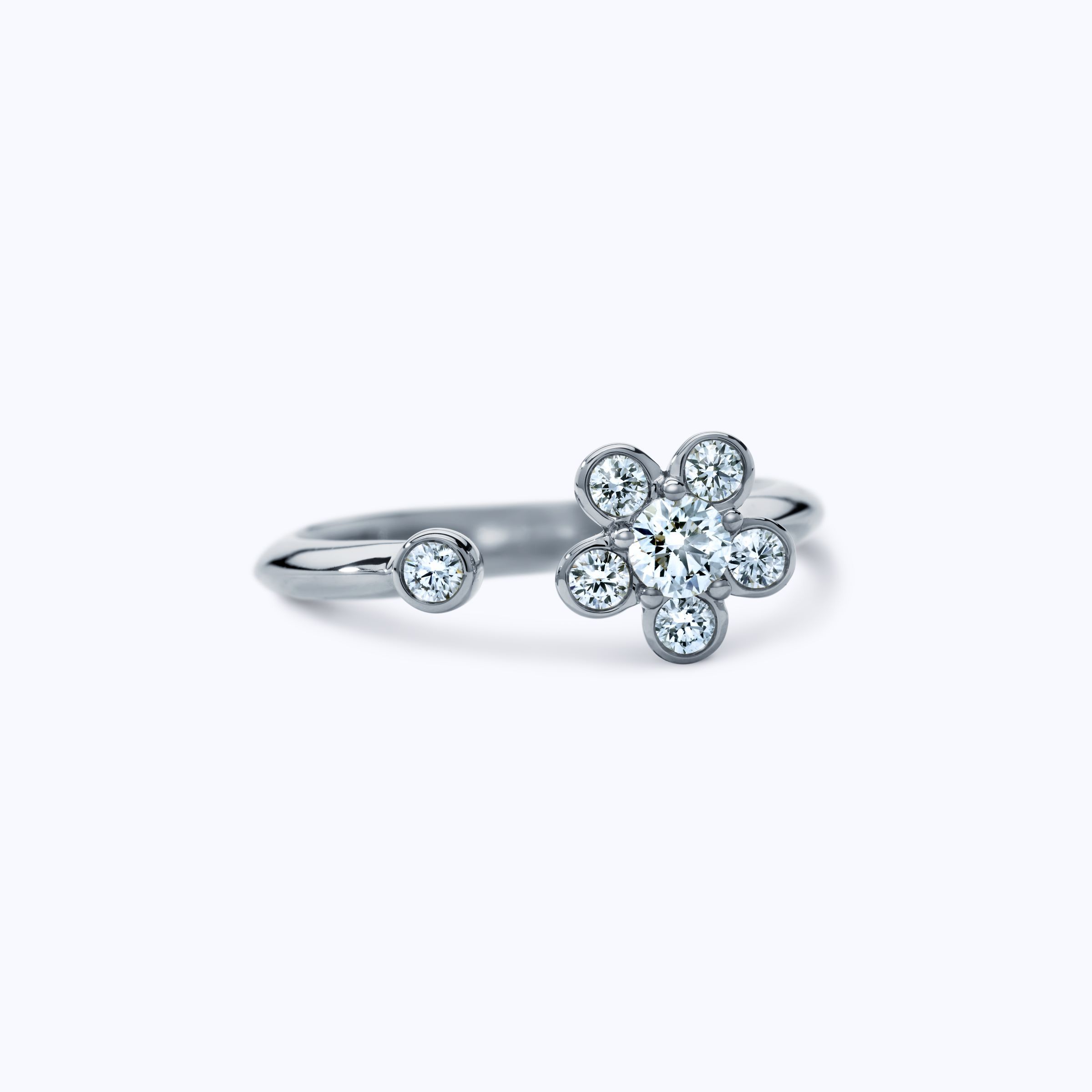 Bloom Ring, Lab Grown Diamonds, .30 ct tw, 18K White Gold