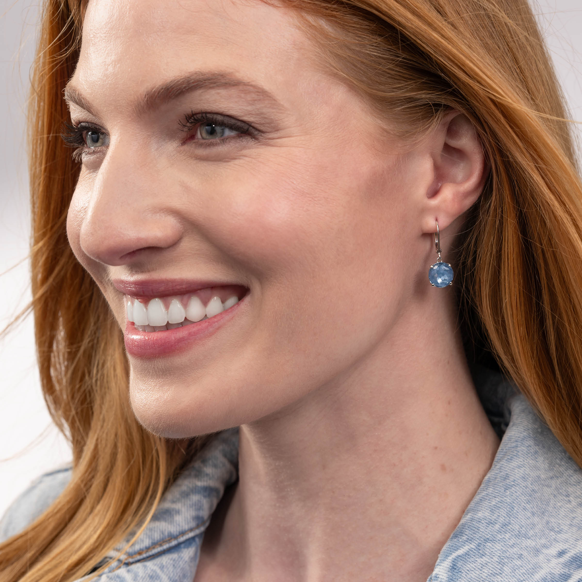 Ella Earrings, Denim Ignite — view 2