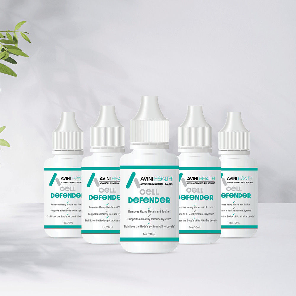 Cell Defender Five Pack Plastic Bottles