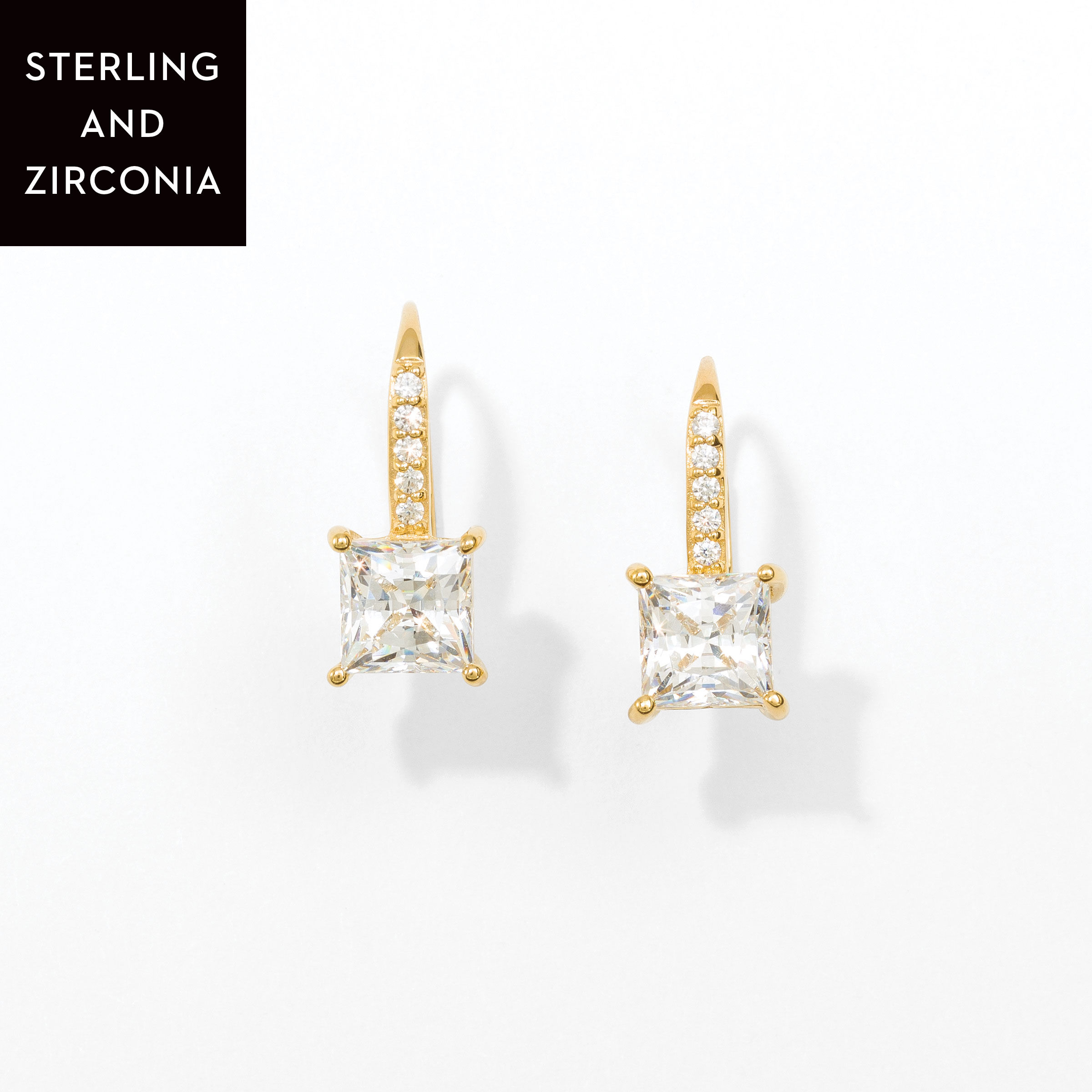 Luminous Earrings, Golden