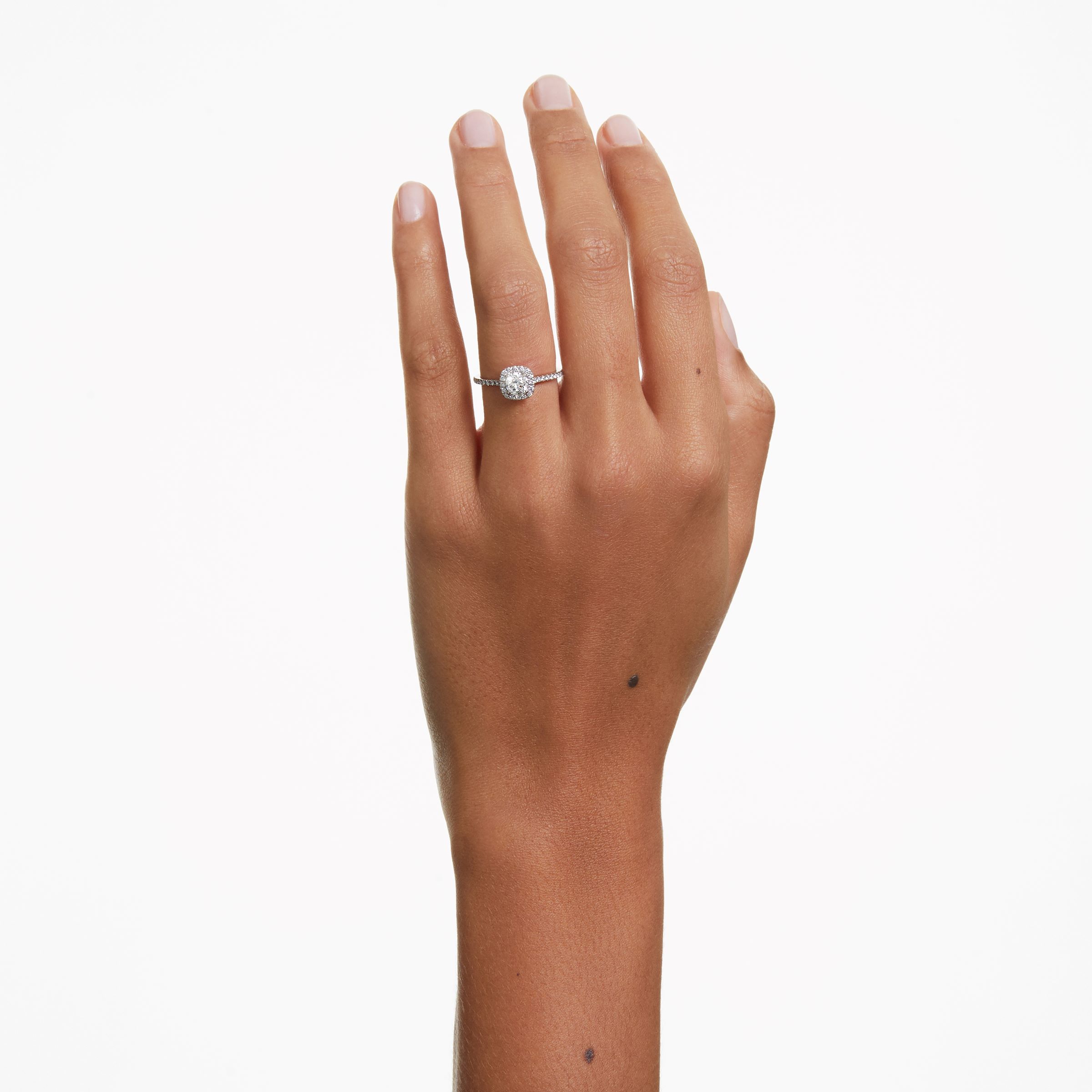 Signature Ring, Lab-Grown Diamonds, .75 ct tw, 14K White Gold — view 2