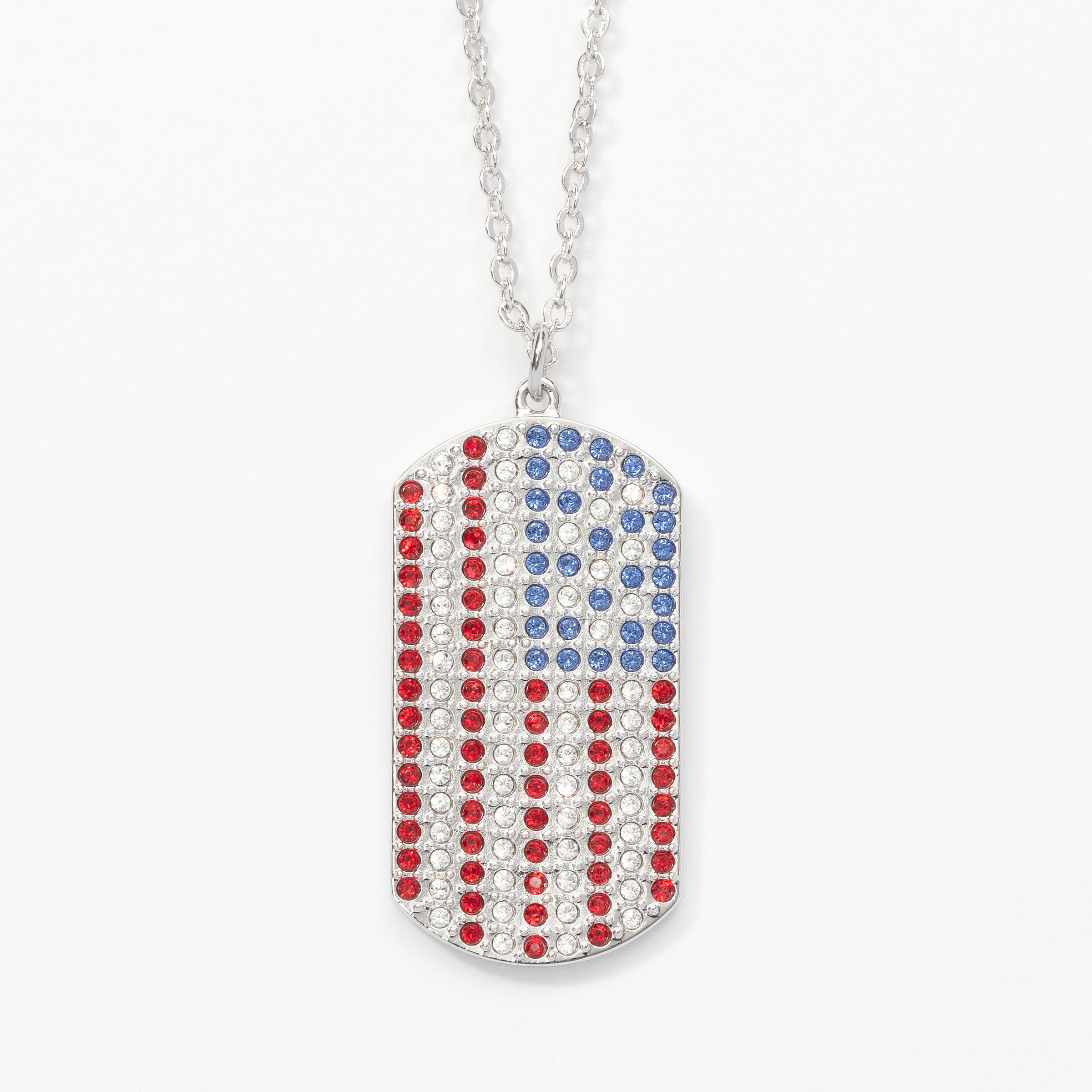 USA Dog Tag Necklace — view 2