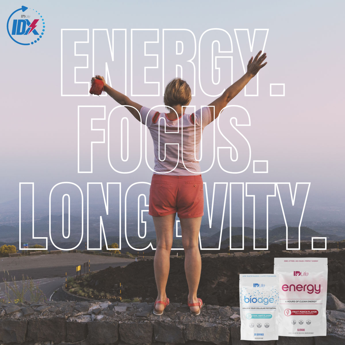 IDX I Energy. Focus. Longevity