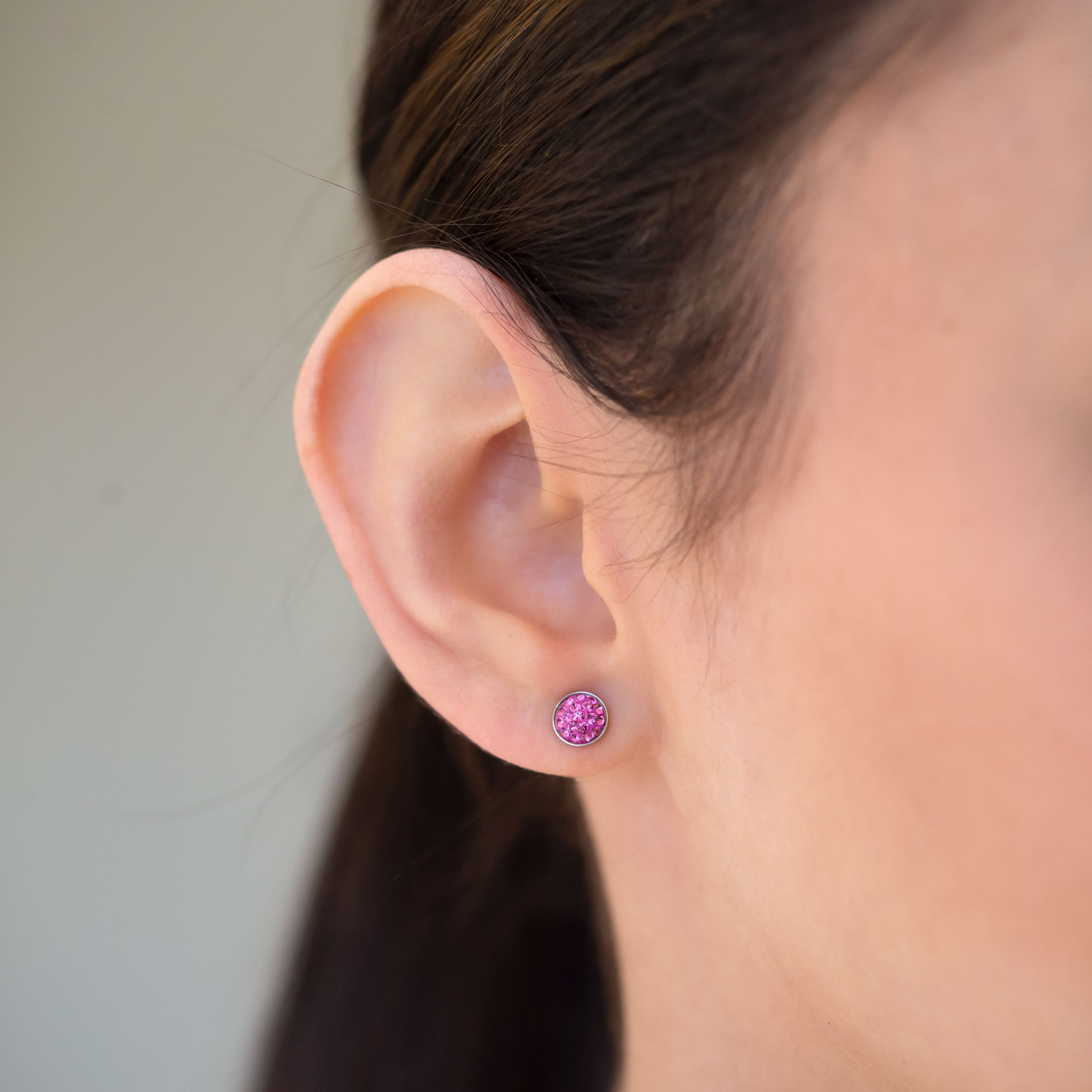 October Birthstone Necklace and Earring Set — view 2