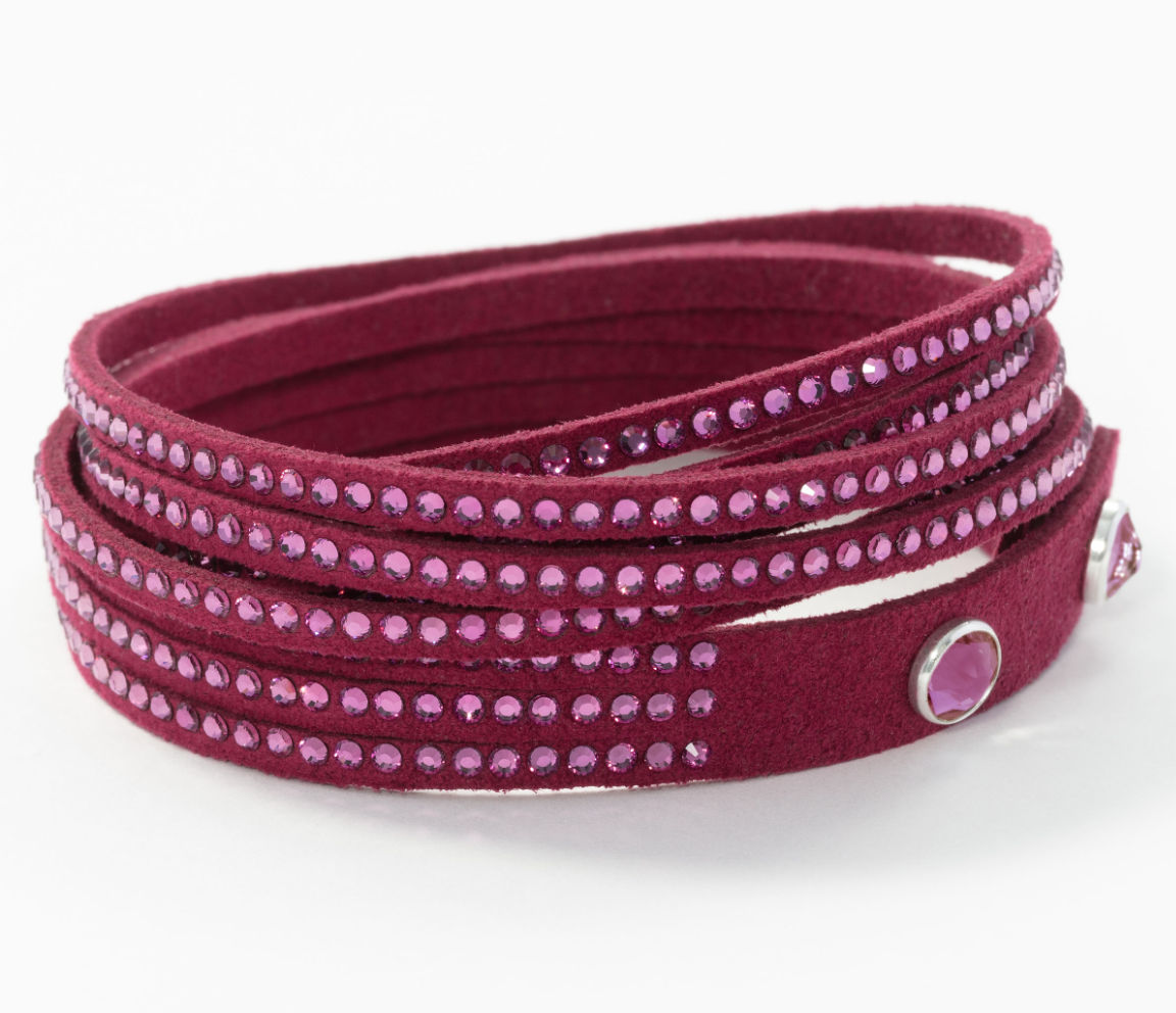 Wrap-Star Bracelet, Dark Rose