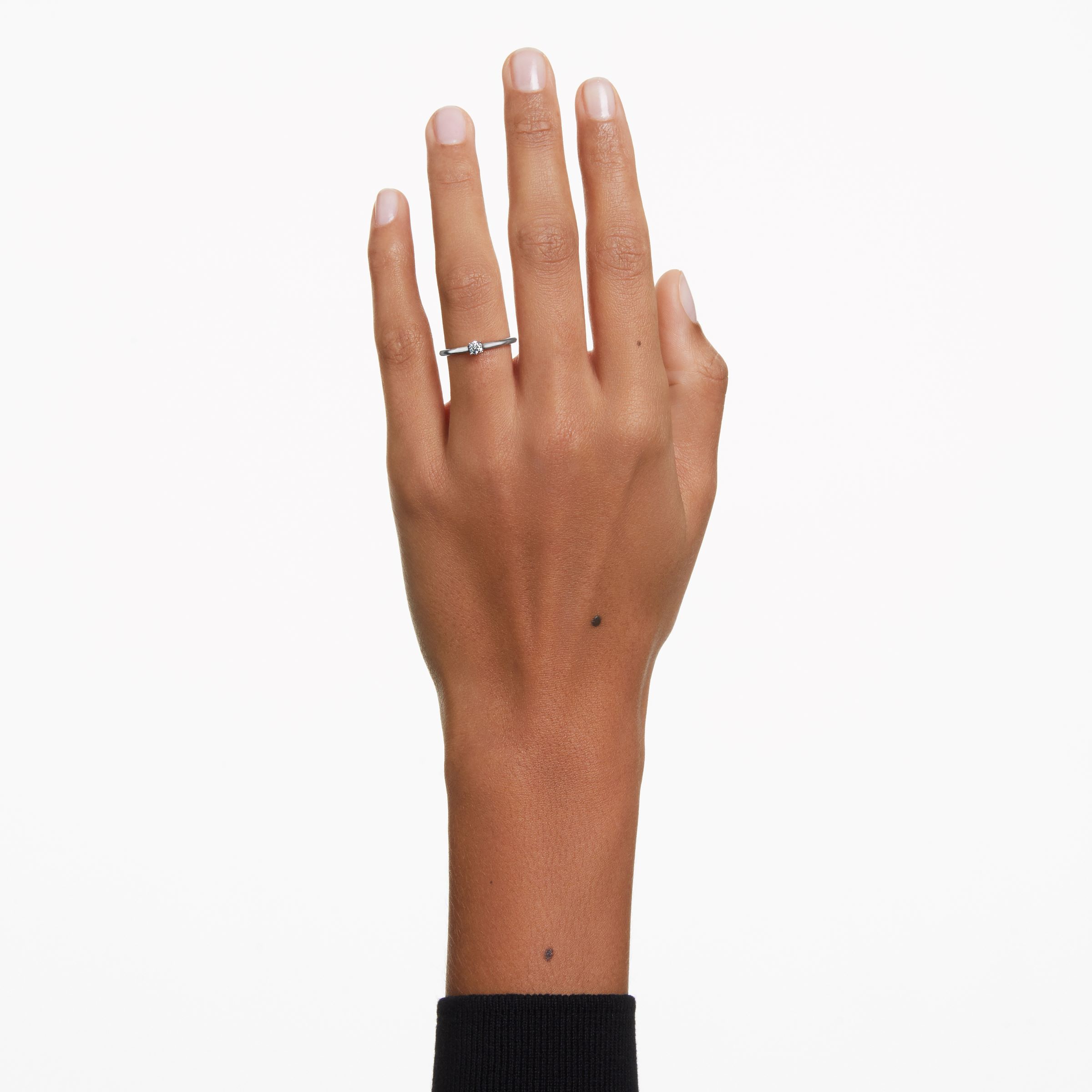 Essentials Ring, Lab-Grown Diamonds, .15 carat, Sterling Silver — view 2