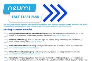 Fast Start Plan
