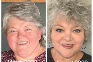 Look at Micki! No face lift! Just Swish & Spray!