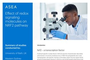 Effects of redox signaling molecules on Nrf2 pathway