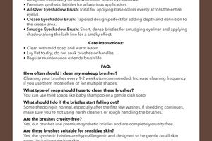 Eyeshadow Brushes - Product Overview
