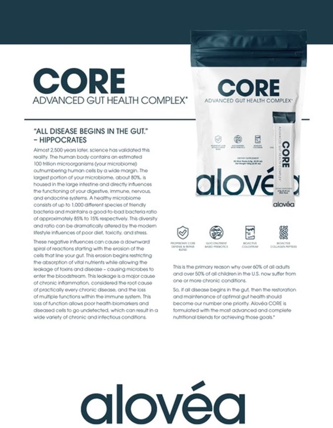 Fact Sheet CORE - alovea-core