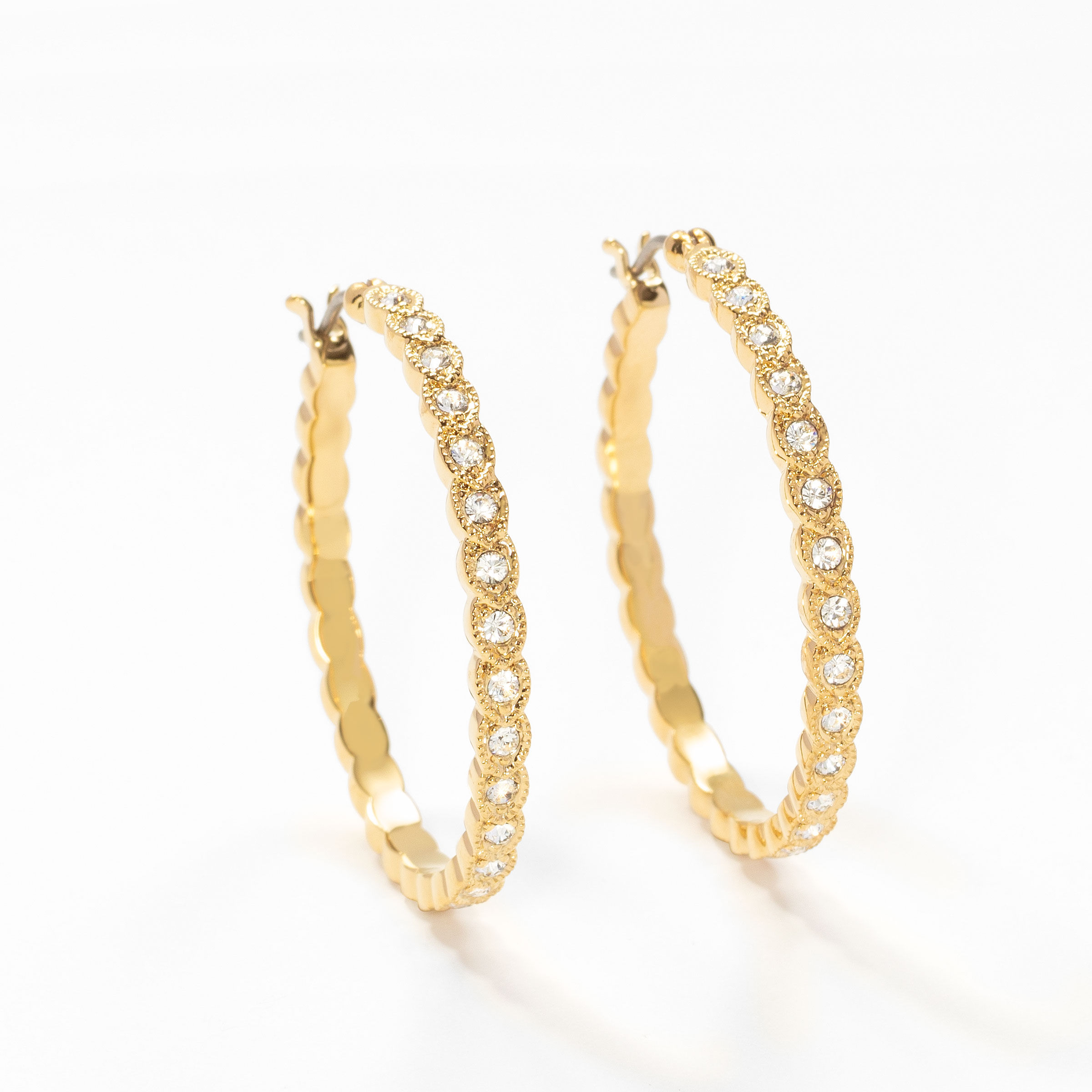 Lena Earrings, Golden