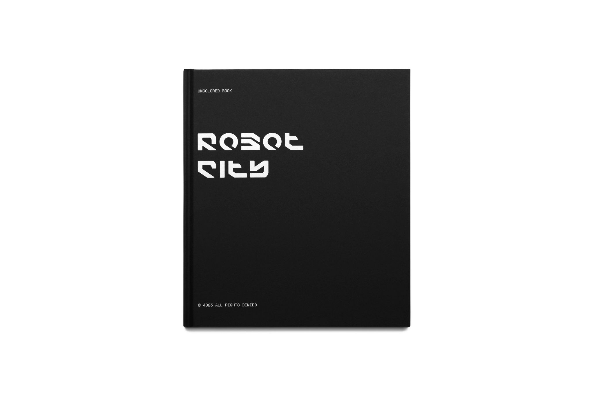 Robot City Coloring Book