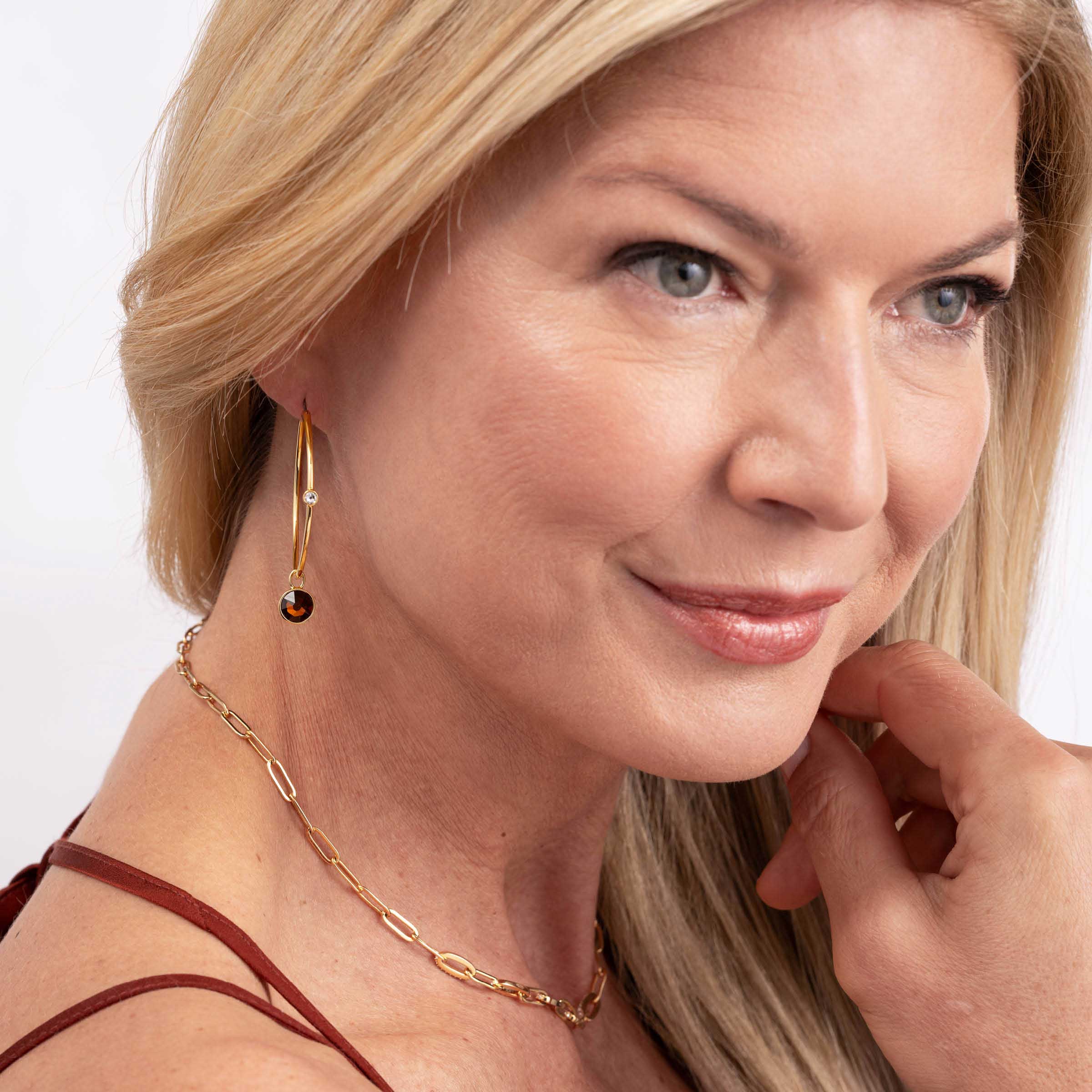 Change Is Good Earrings, Golden — view 3