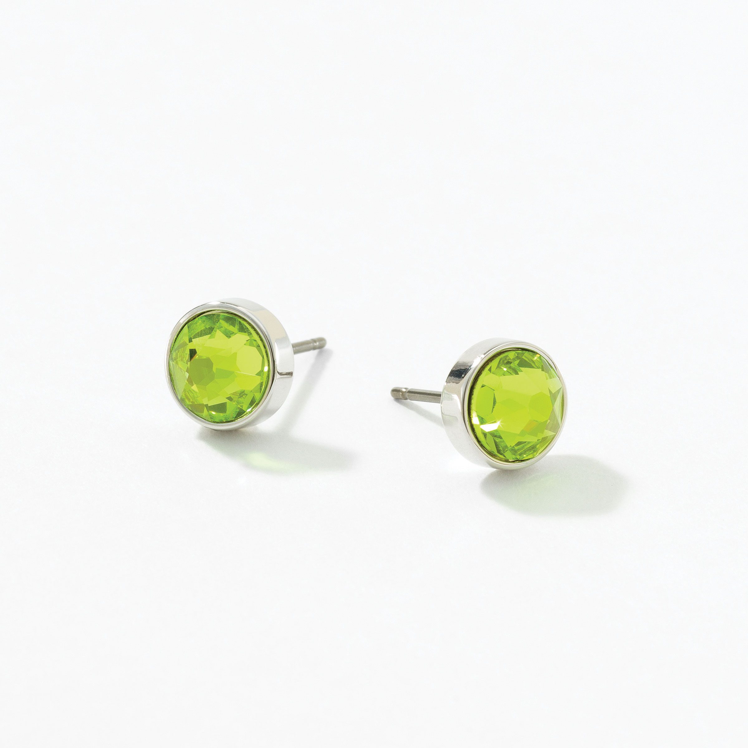 Swizzle Earrings, Citrus Green
