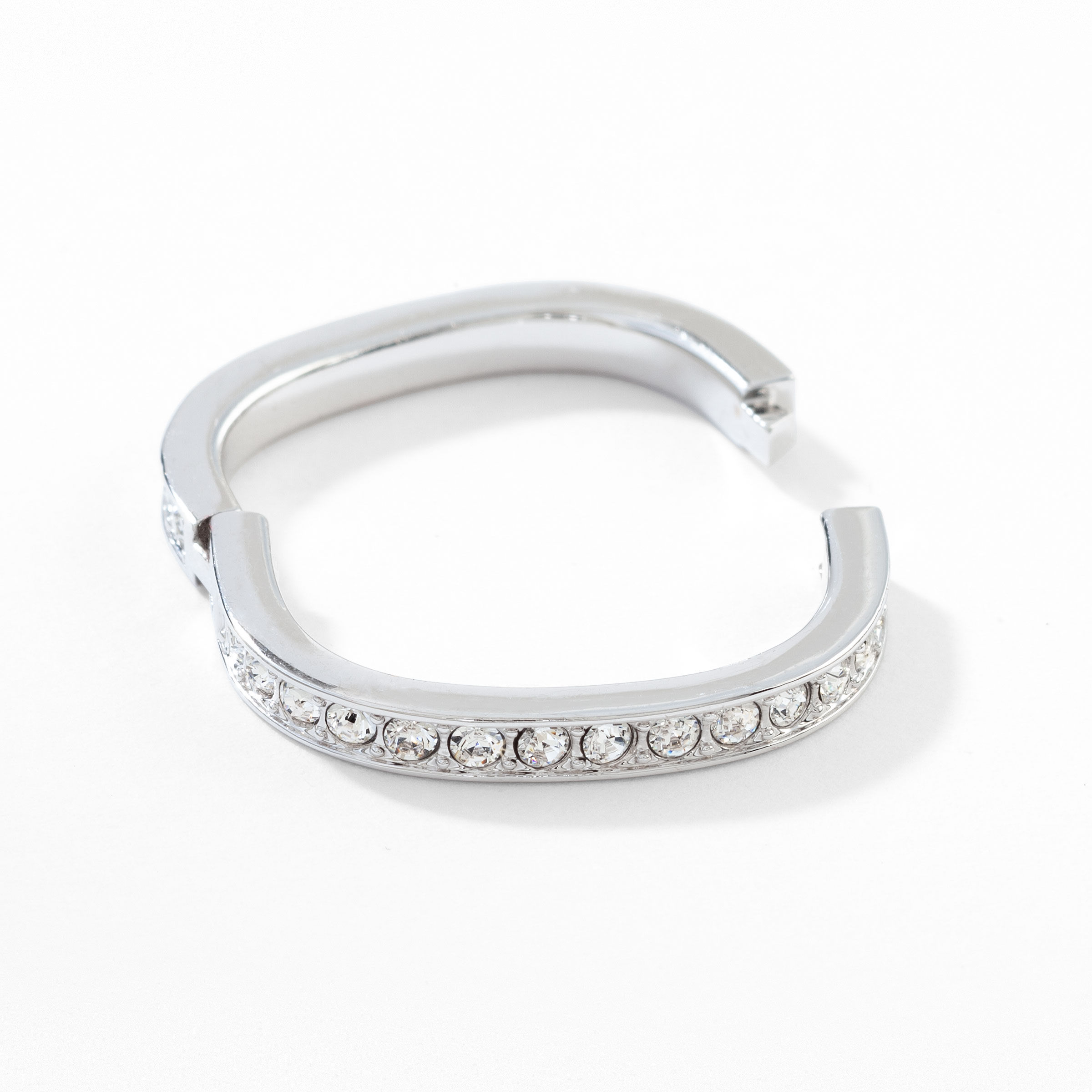 Crystal Necklace Converter, Rhodium — view 2
