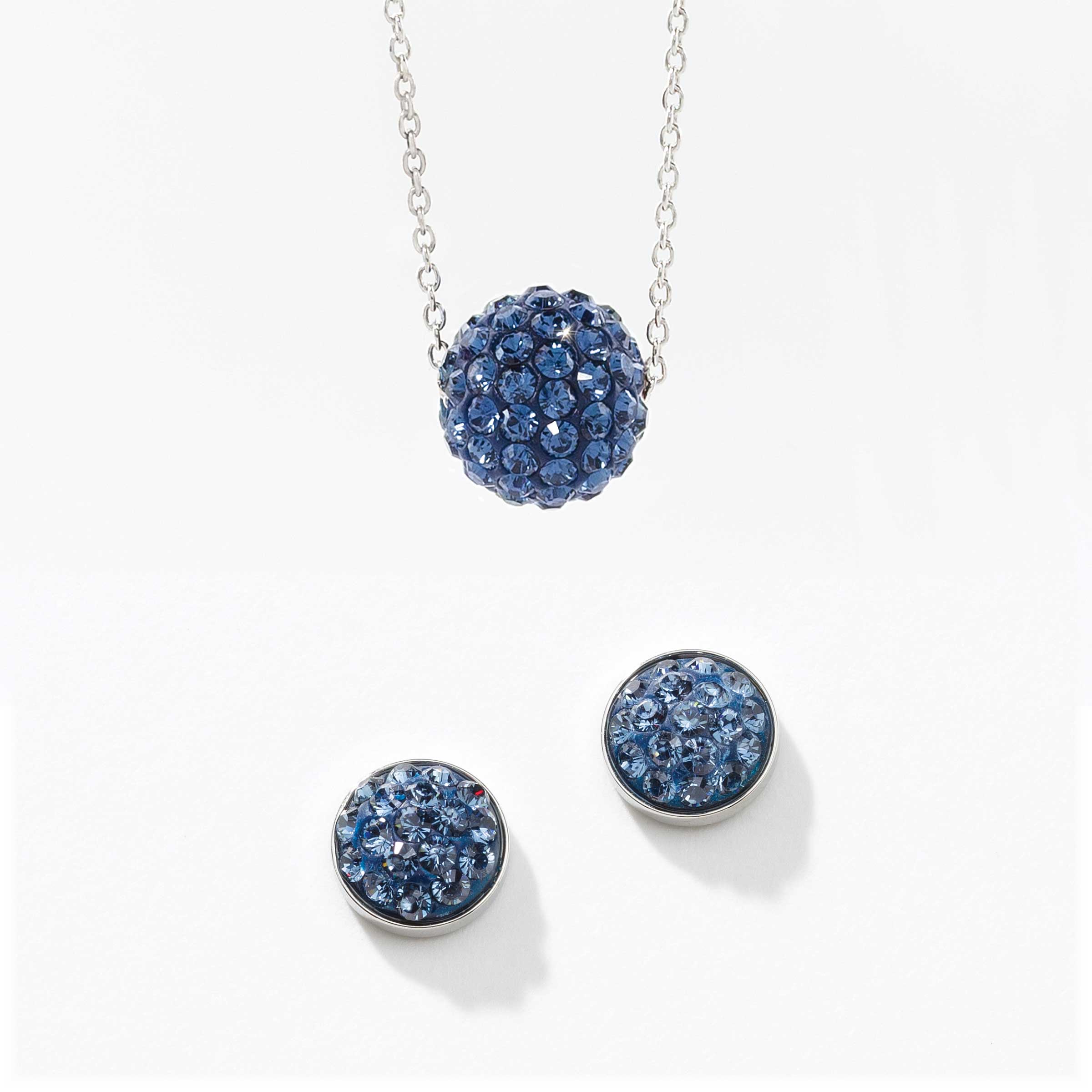 December Birthstone Necklace and Earring Set