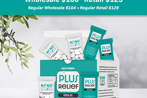 Nano Silver Gel and Plus Relief Gel 60 Packets Bundle