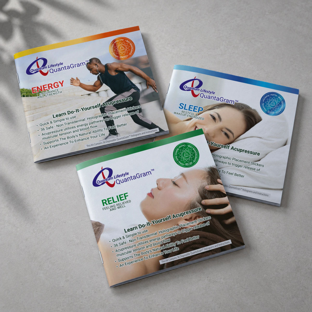QuantaGram™ Combo 3-Pack: Energy, Sleep & Relief