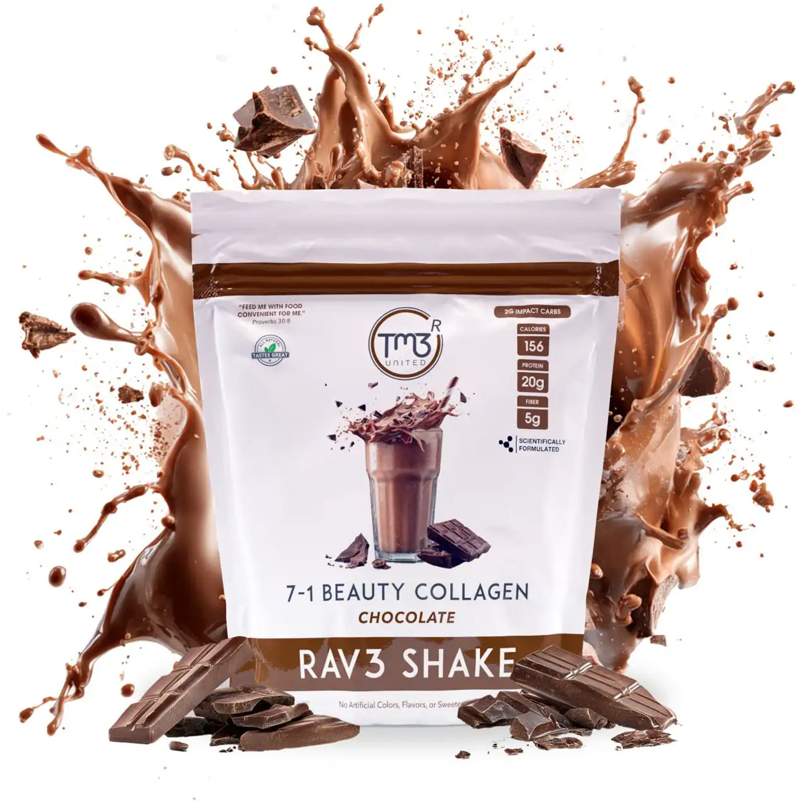 RAV3 Multi Peptide Chocolate Shake (RAVE) — image 1