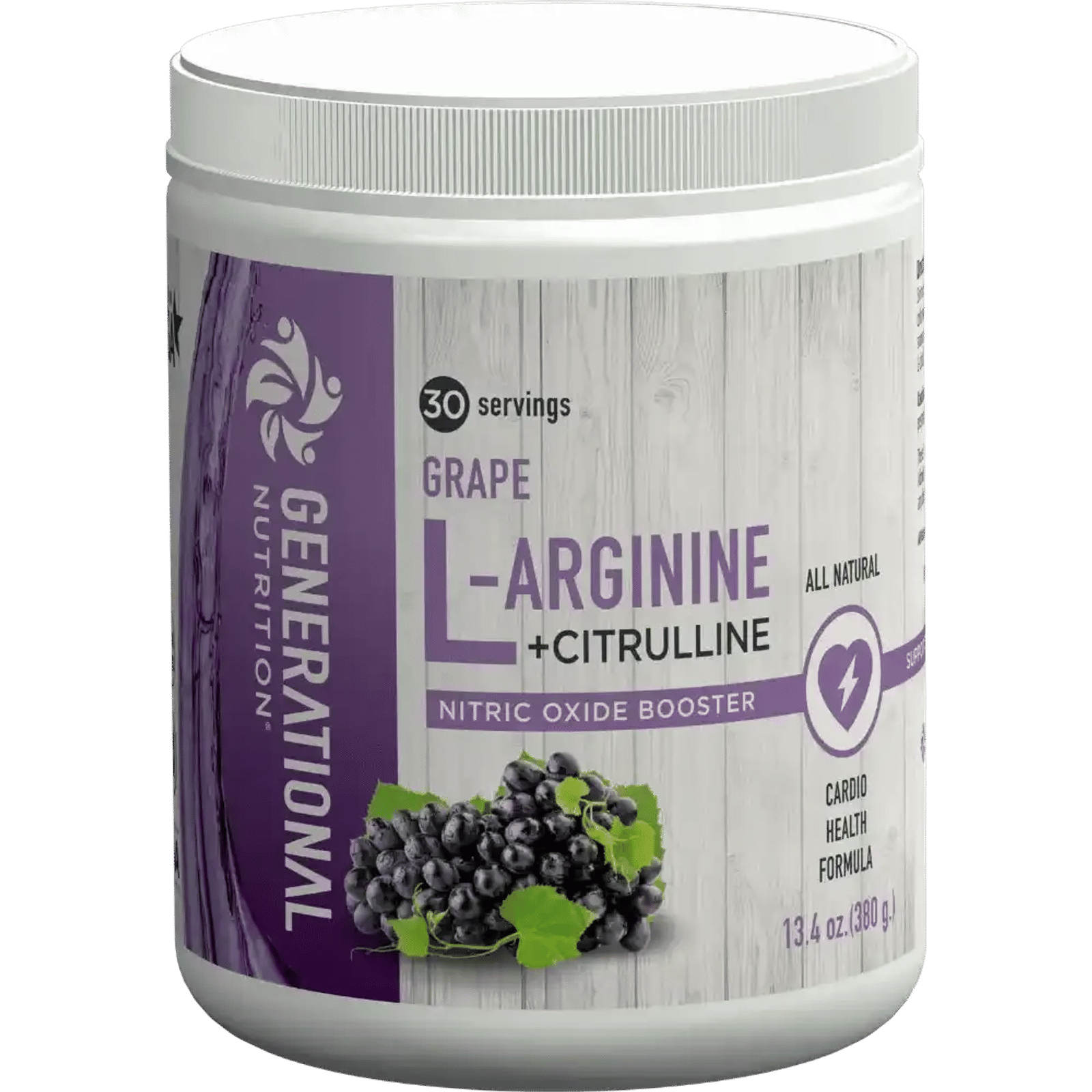 L Arginine Grape Nitric Oxide Booster — image 1