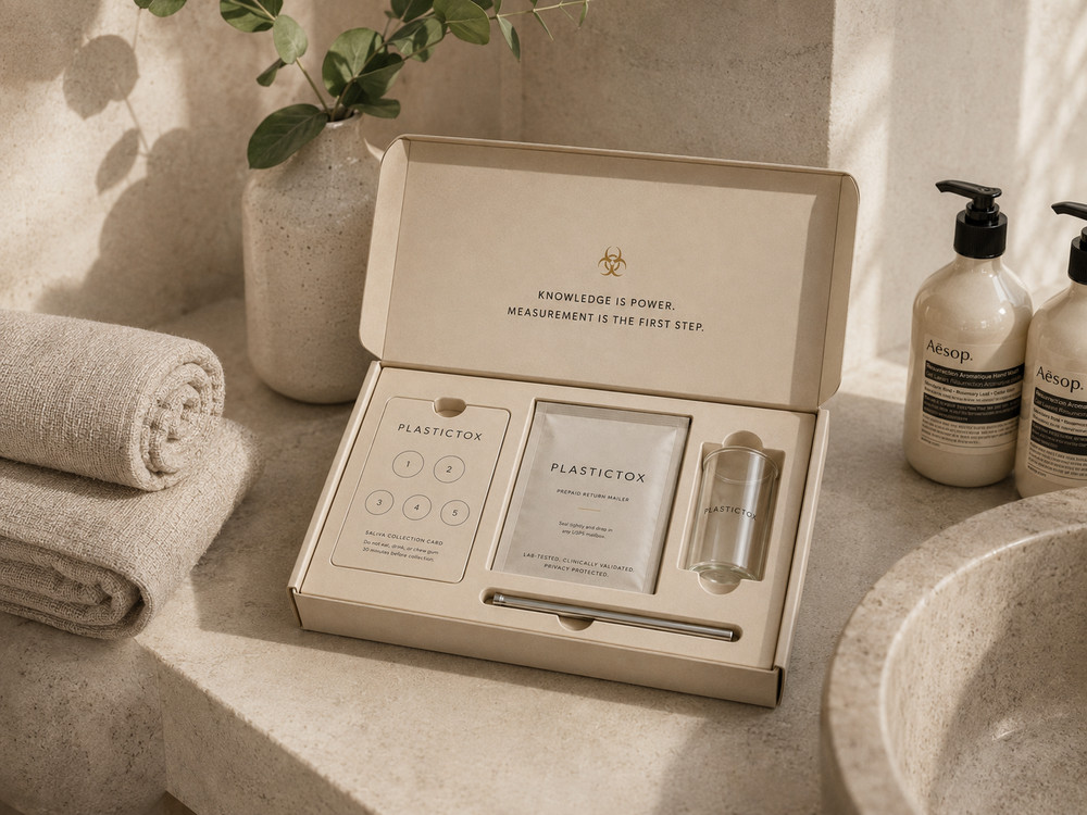 PlasticTox at-home test kit