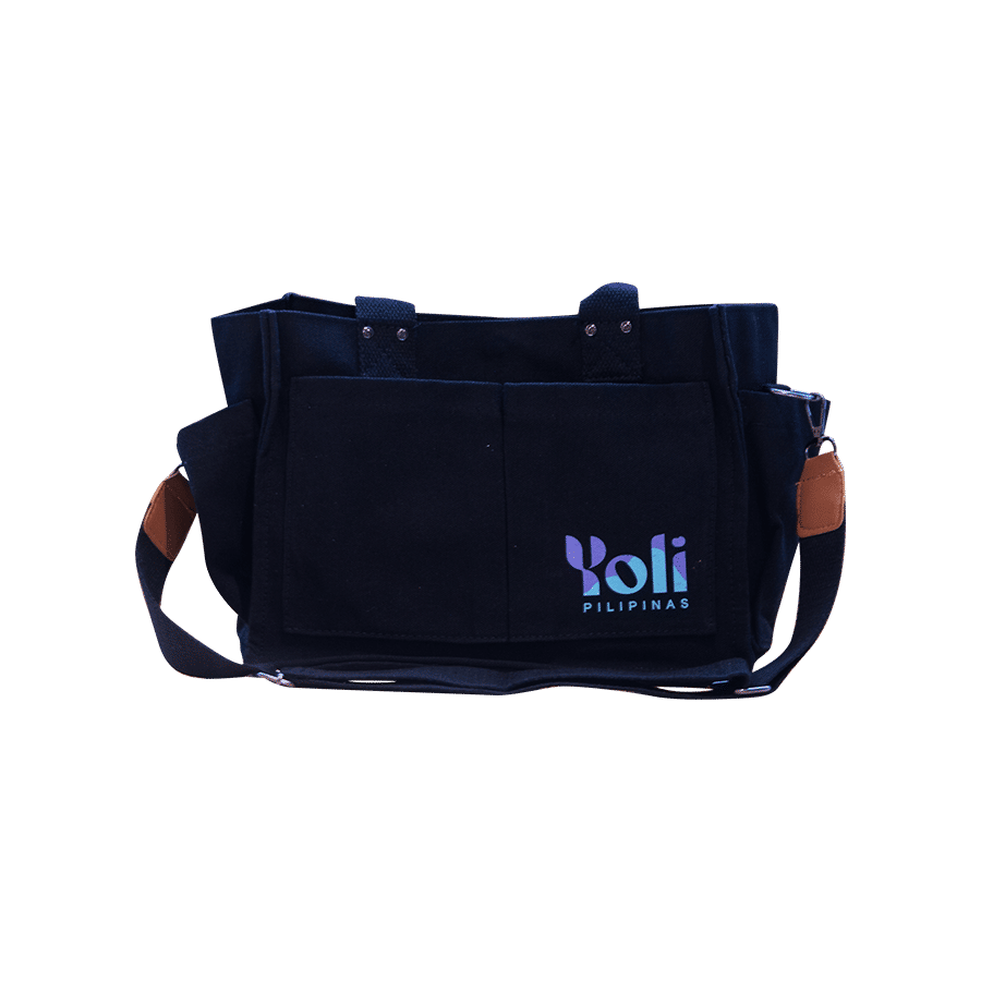 Palawan Canvas Black Bag 