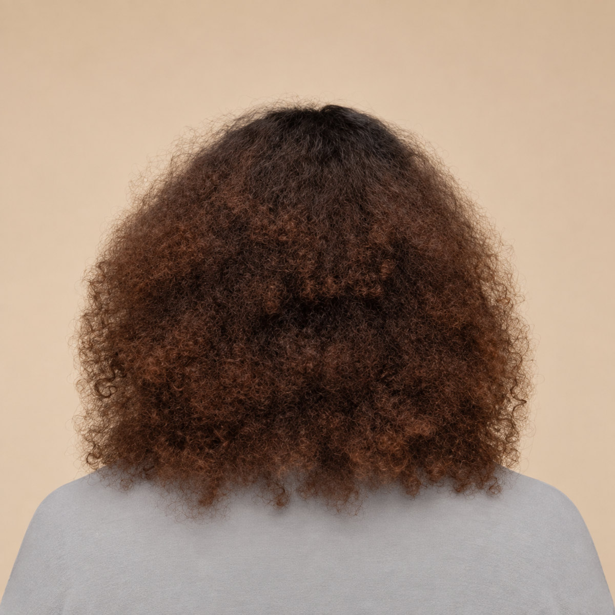 Before: frizzy, undefined curls