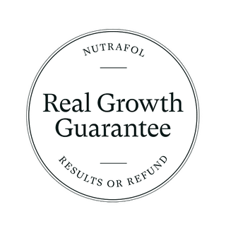 Nutrafol Real Growth Guarantee. Results or Refund.