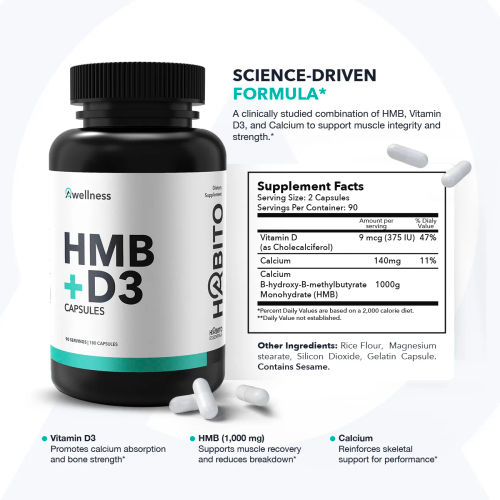 HMB + D3 Capsules