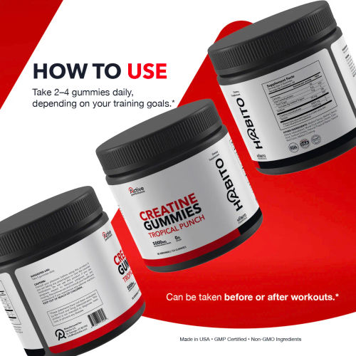 Creatine Gummies Tropical Punch