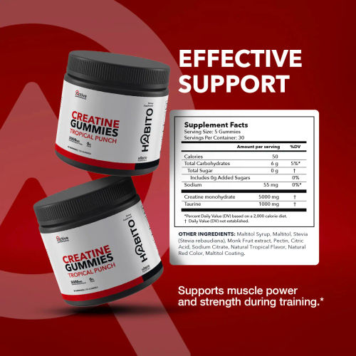 Creatine Gummies Tropical Punch