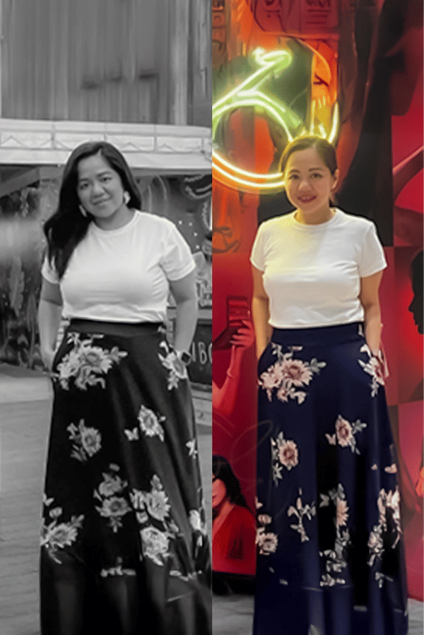 Yoli gave me a different level of confidence. Because I was able to transform, I now see my body differently. And to be honest, I sometimes can't even recognize myself.