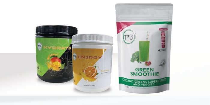 Energy ( Orange Mango), Hydrate ( Mango Lime), & Green Smoothie Pack
