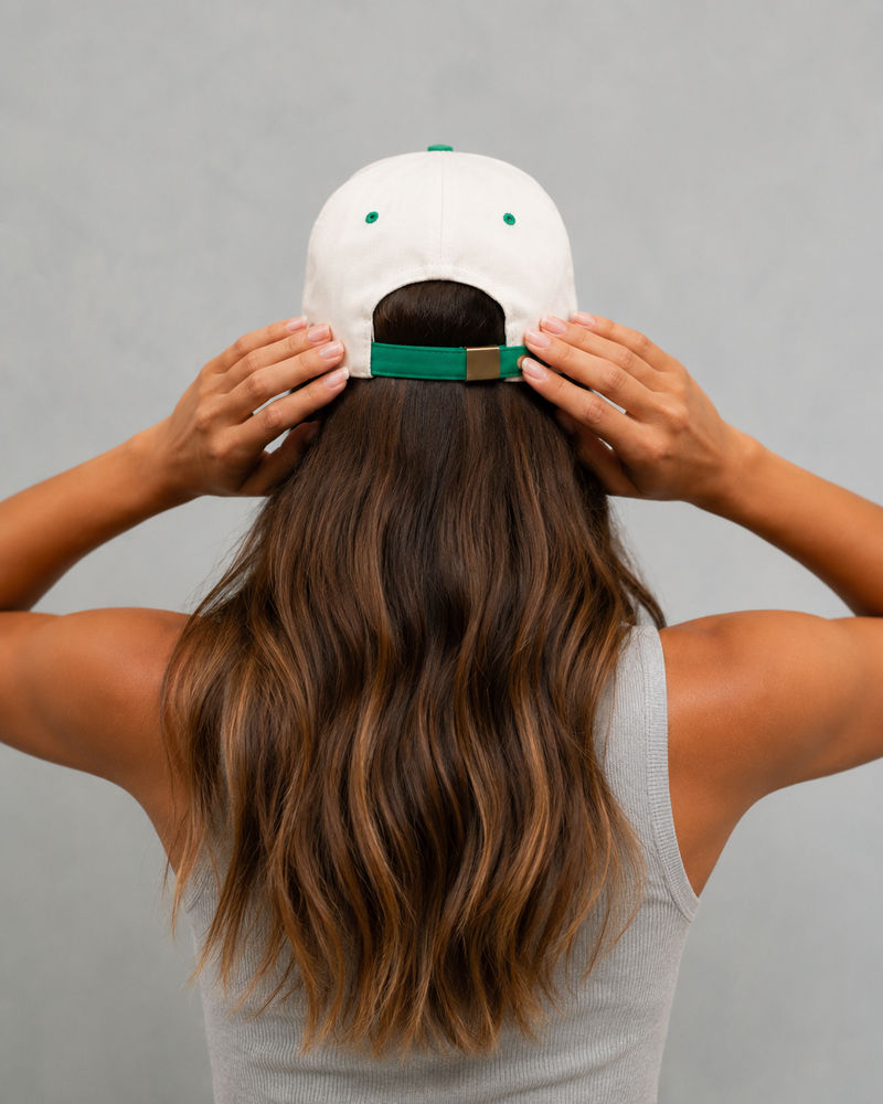 Mahjong Tile Trucker Cap, Green