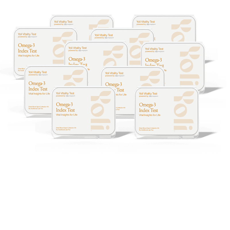 Vital Yoli Tests Omega-3 Index Test Kit Bundle: 10-Pack