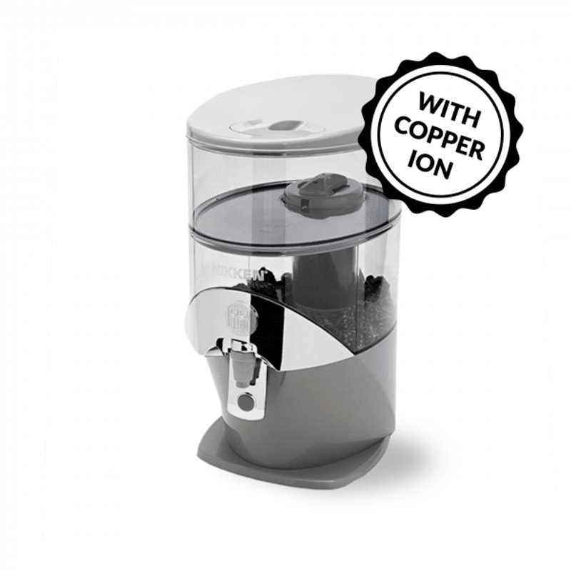 PiMag® Wallmount Shower Filter Housing with Chrome Finish
