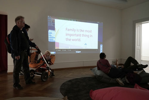Workshop Photographing Virtual Spaces installation shot